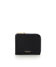 simple L-shaped zipper folding wallet